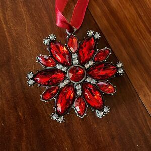 Red Floral Ornament